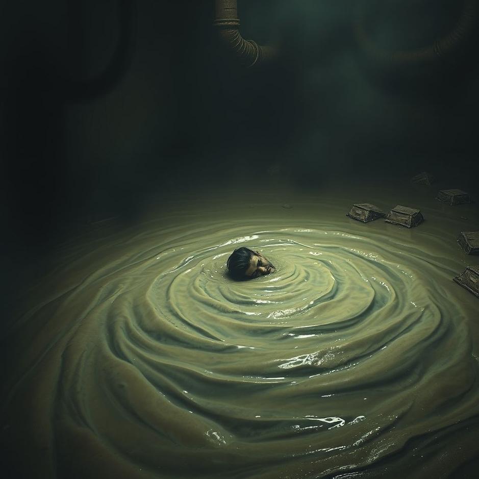 Dream : Getting involved in sewage in a dream
