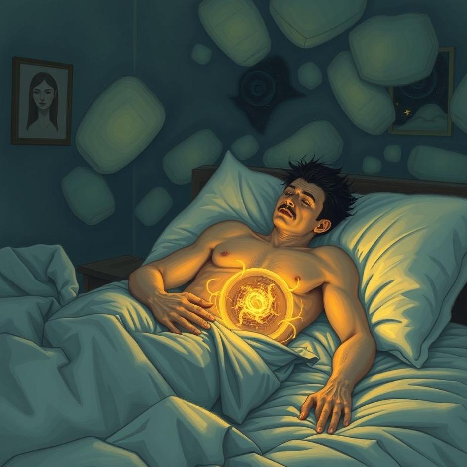 Dream : Getting kicked in the stomach in a dream