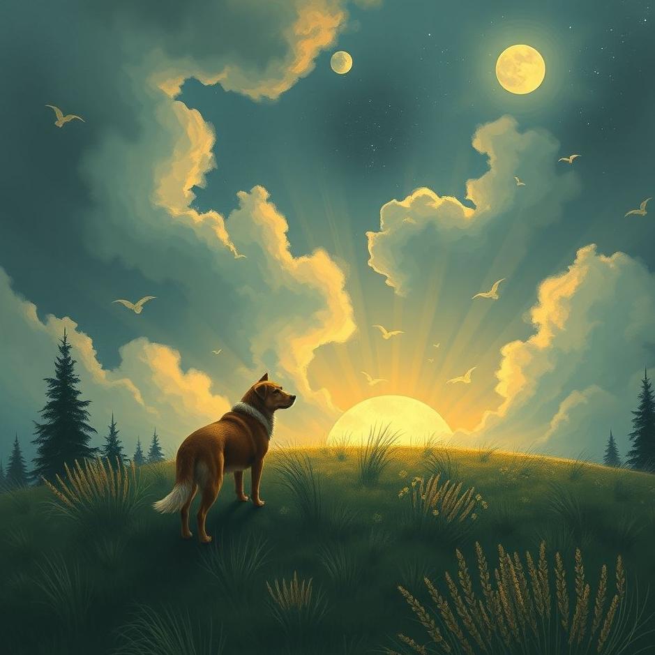 Dream : Getting lost and seeing a dog in a dream
