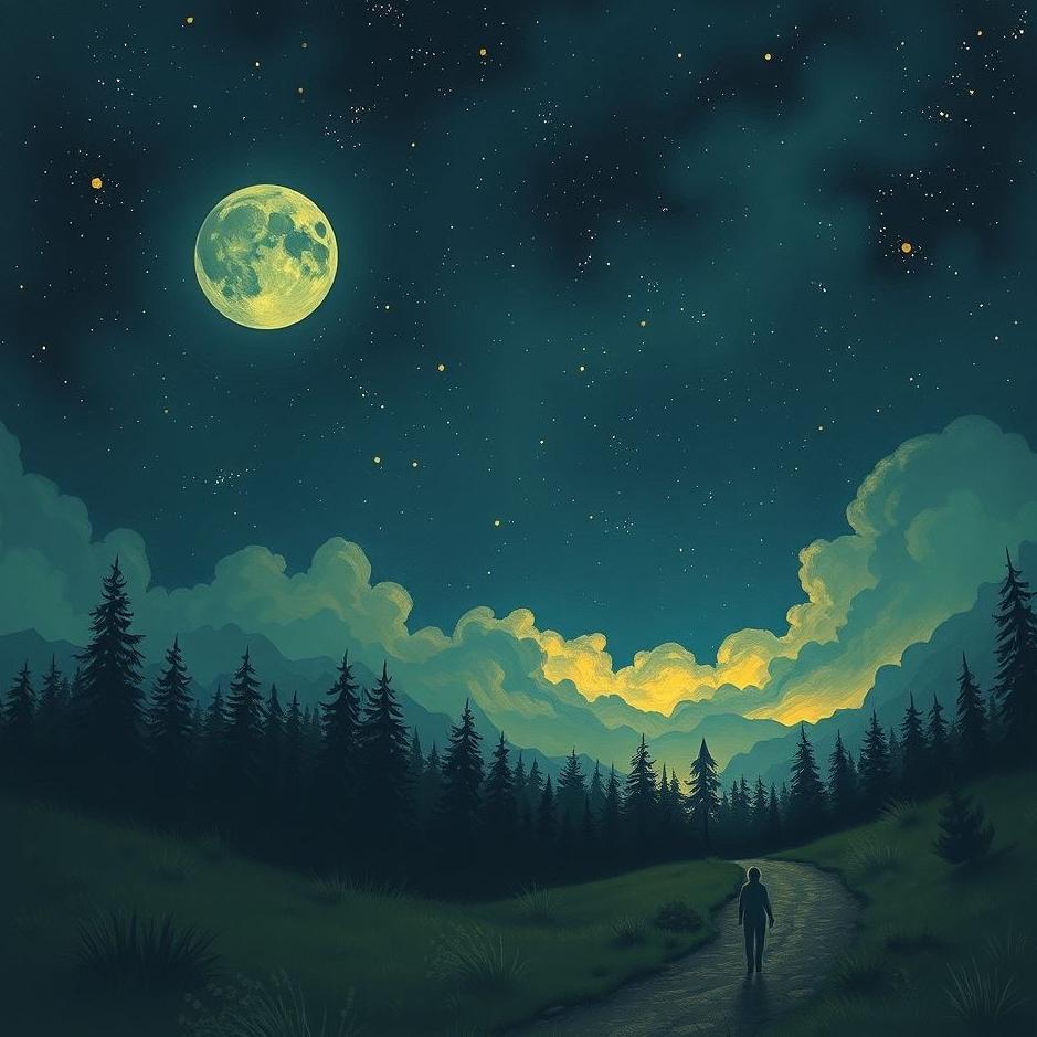 Dream : Getting lost at night in a dream