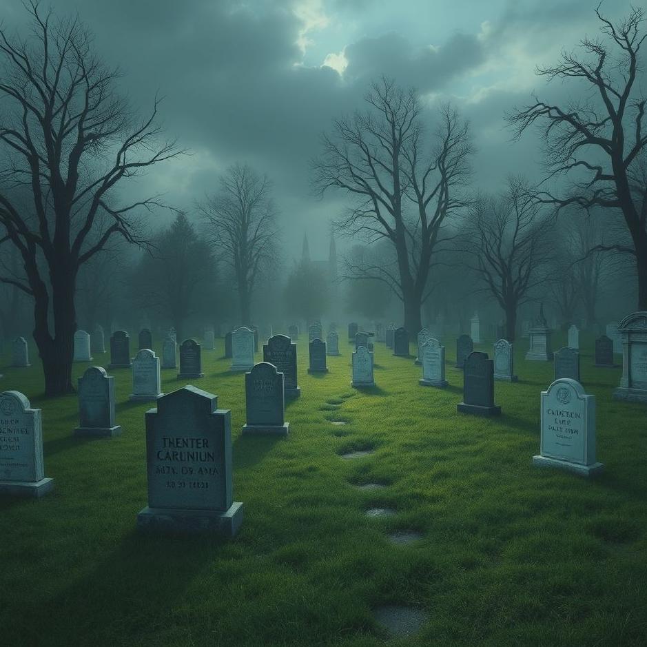 Dream : Getting lost in a cemetery in a dream