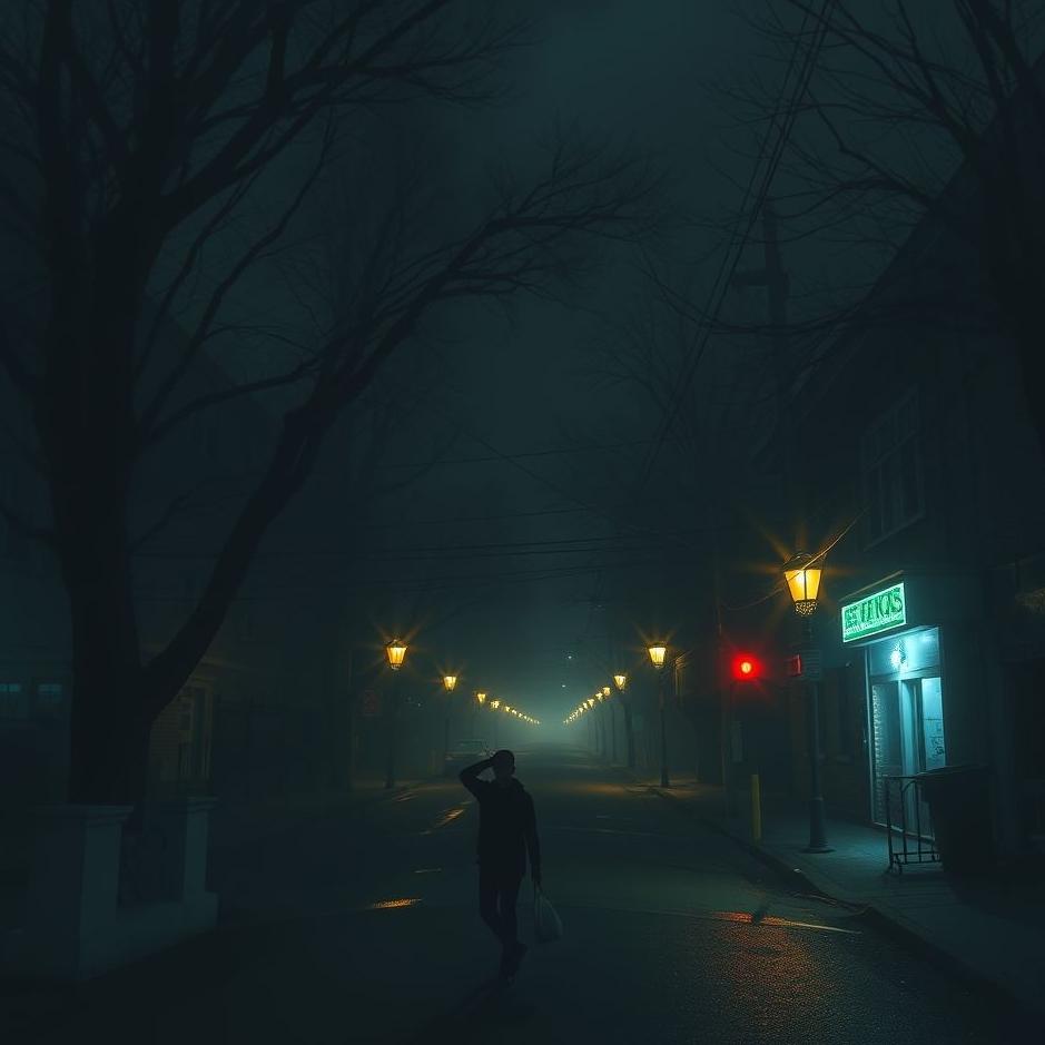 Dream : Getting lost in a dark street in a dream