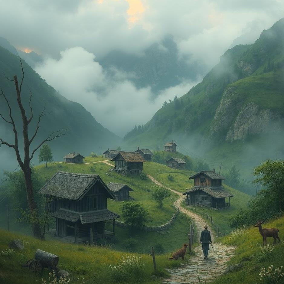 Dream : Getting lost in a village in a dream