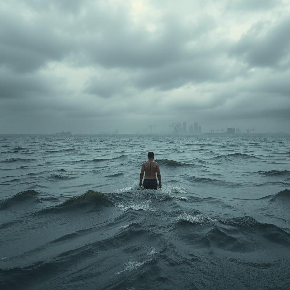 Dream : Getting lost in flood water in a dream