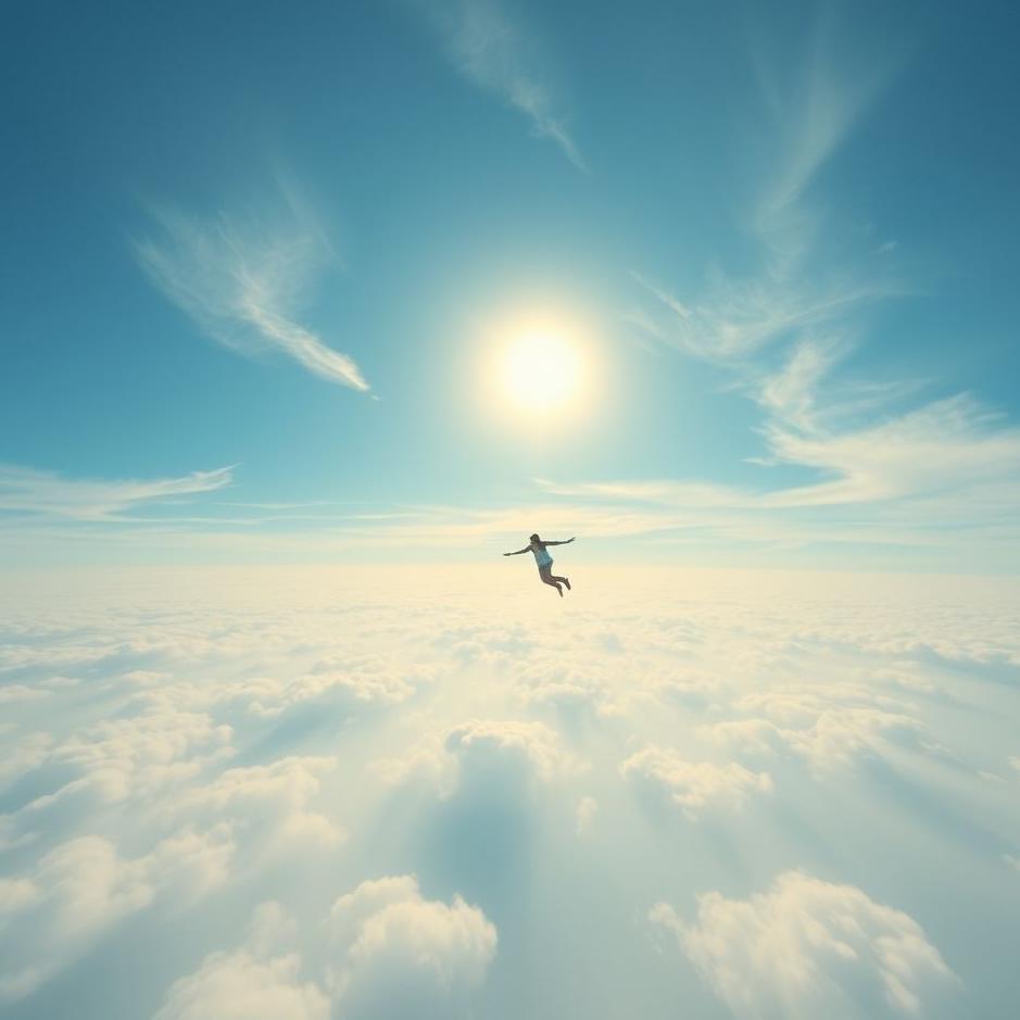 Dream : Getting lost in the sky in a dream