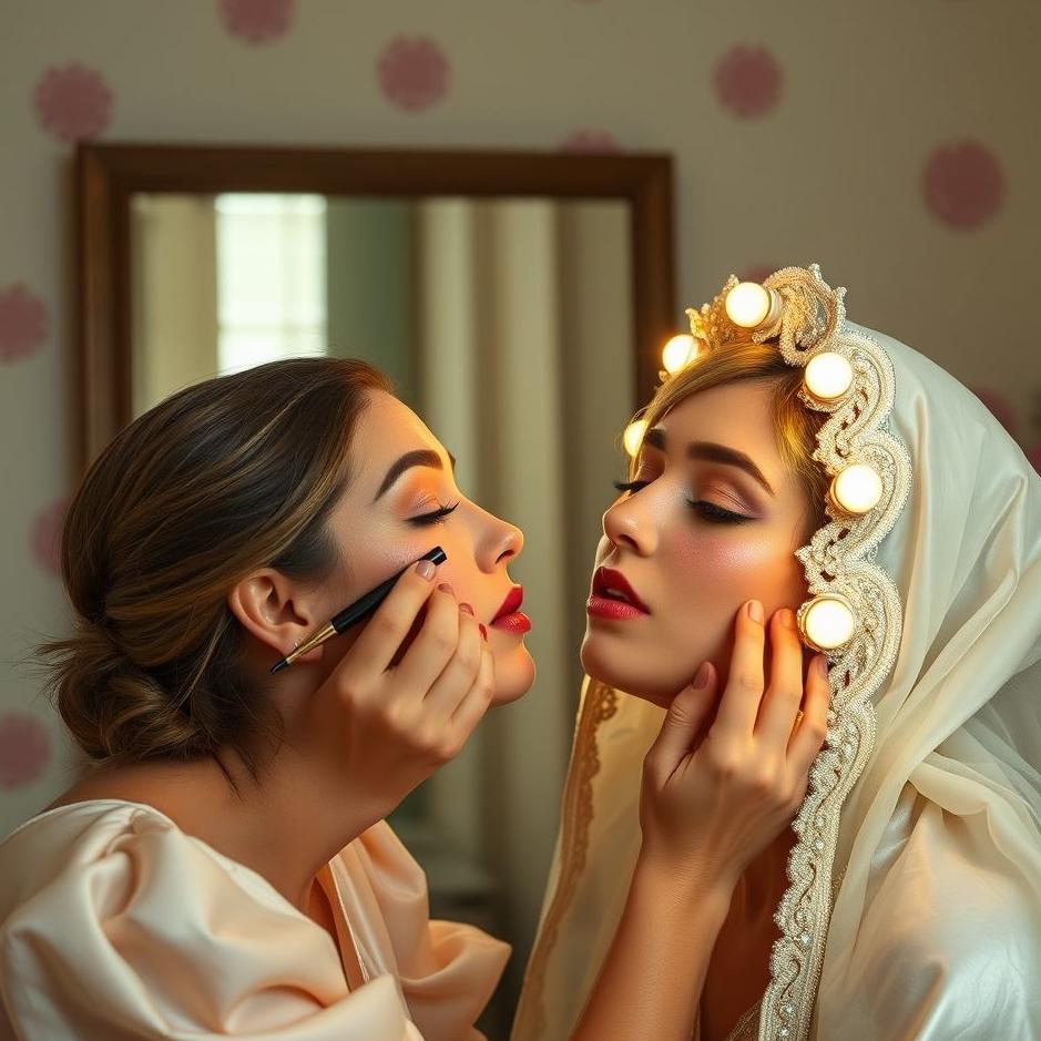 Dream : Getting make-up in a dream