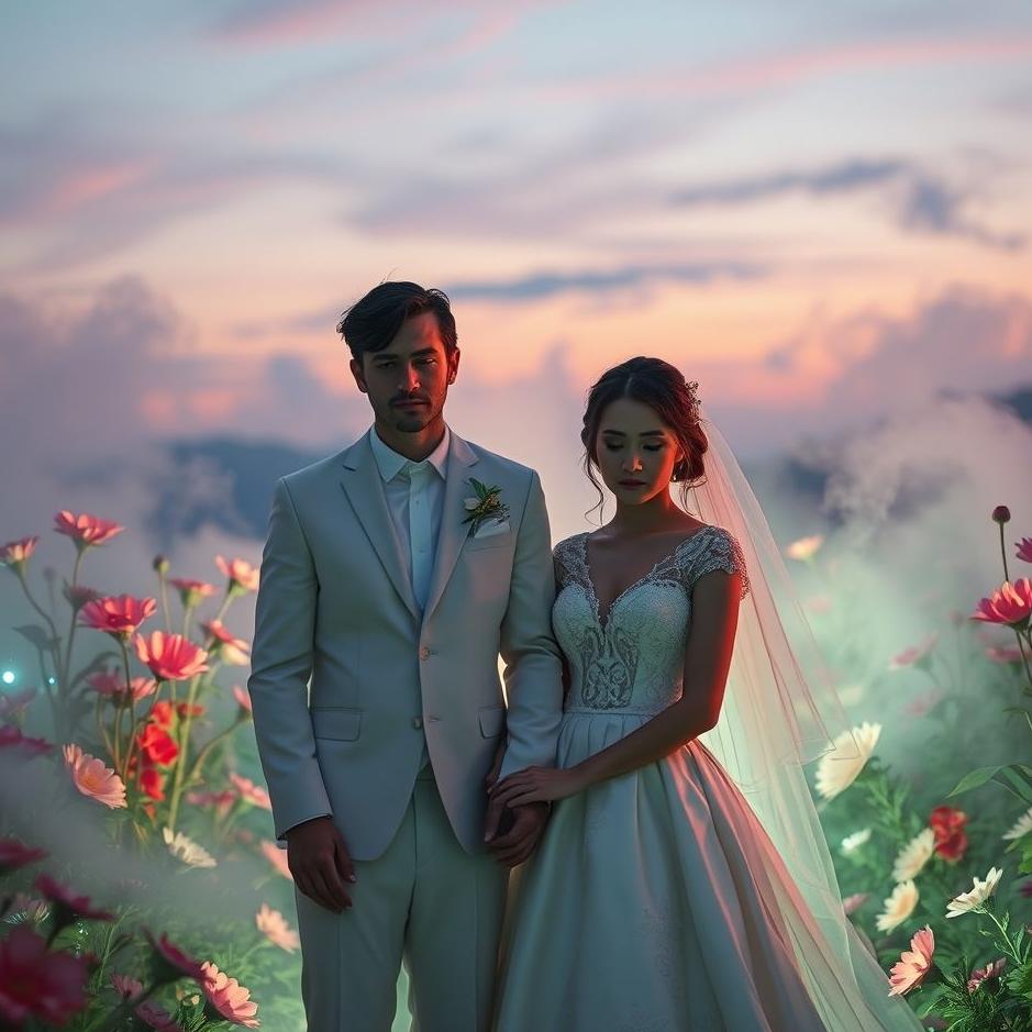 Dream : Getting married but unhappy in a dream