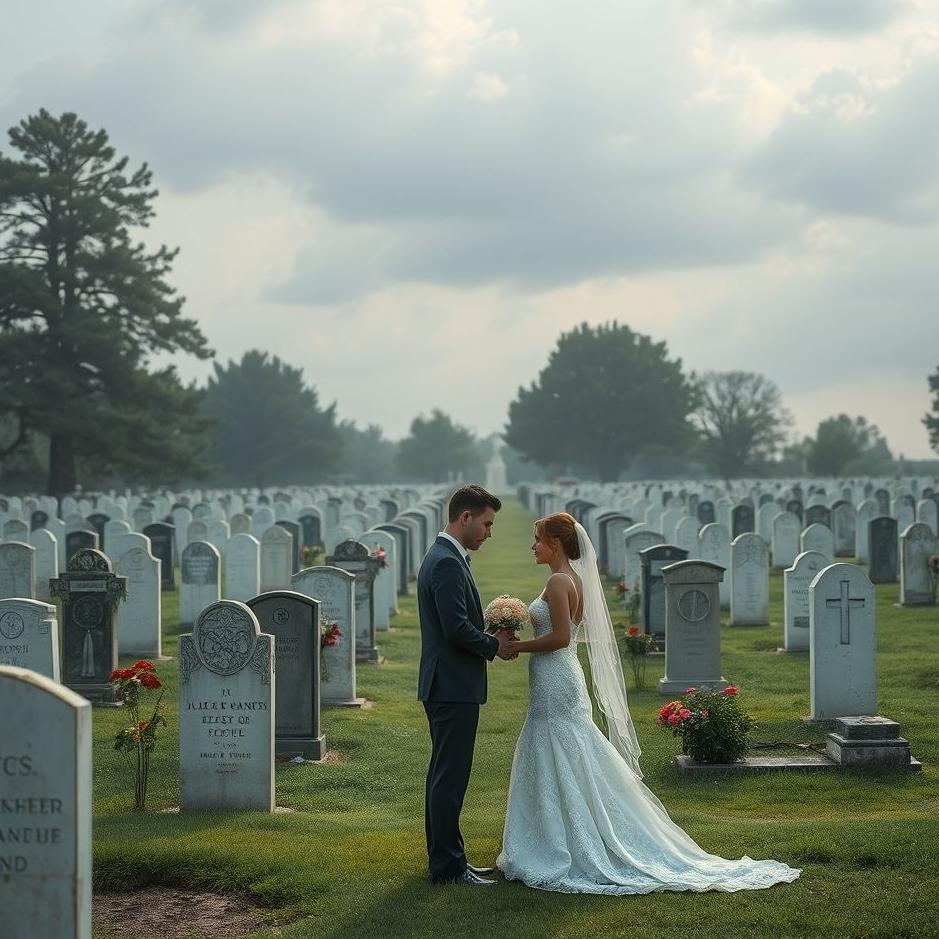 Dream : Getting married in a cemetery in a dream