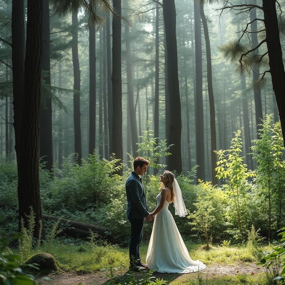 Dream : Getting married in the forest in a dream