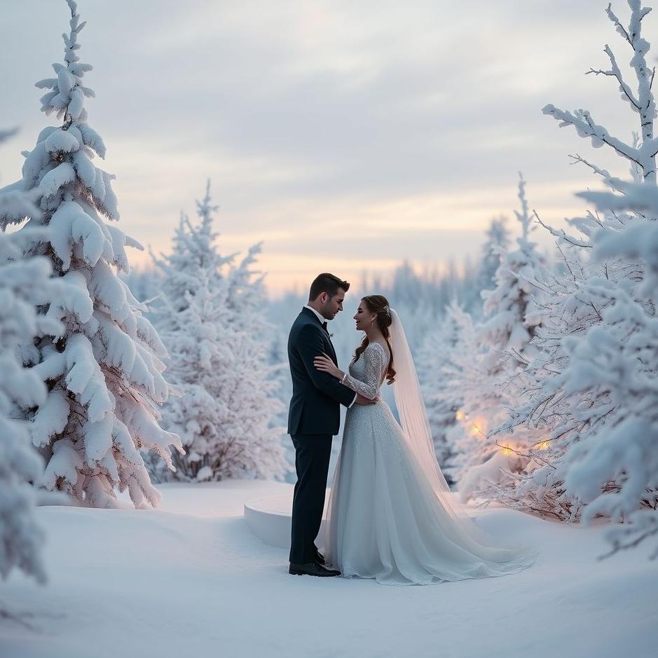 Dream : Getting married in the snow in a dream