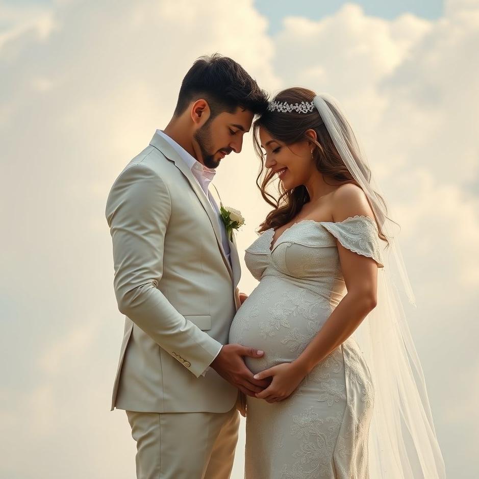 Dream : Getting married while pregnant in a dream