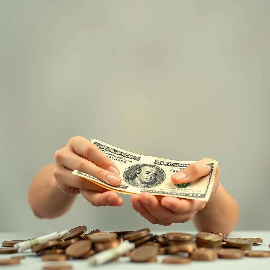 Dream : Getting money and paying off a debt in a dream