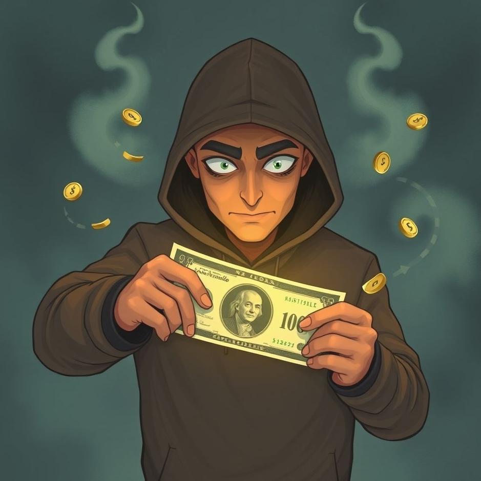 Dream : Getting money back from a thief in a dream