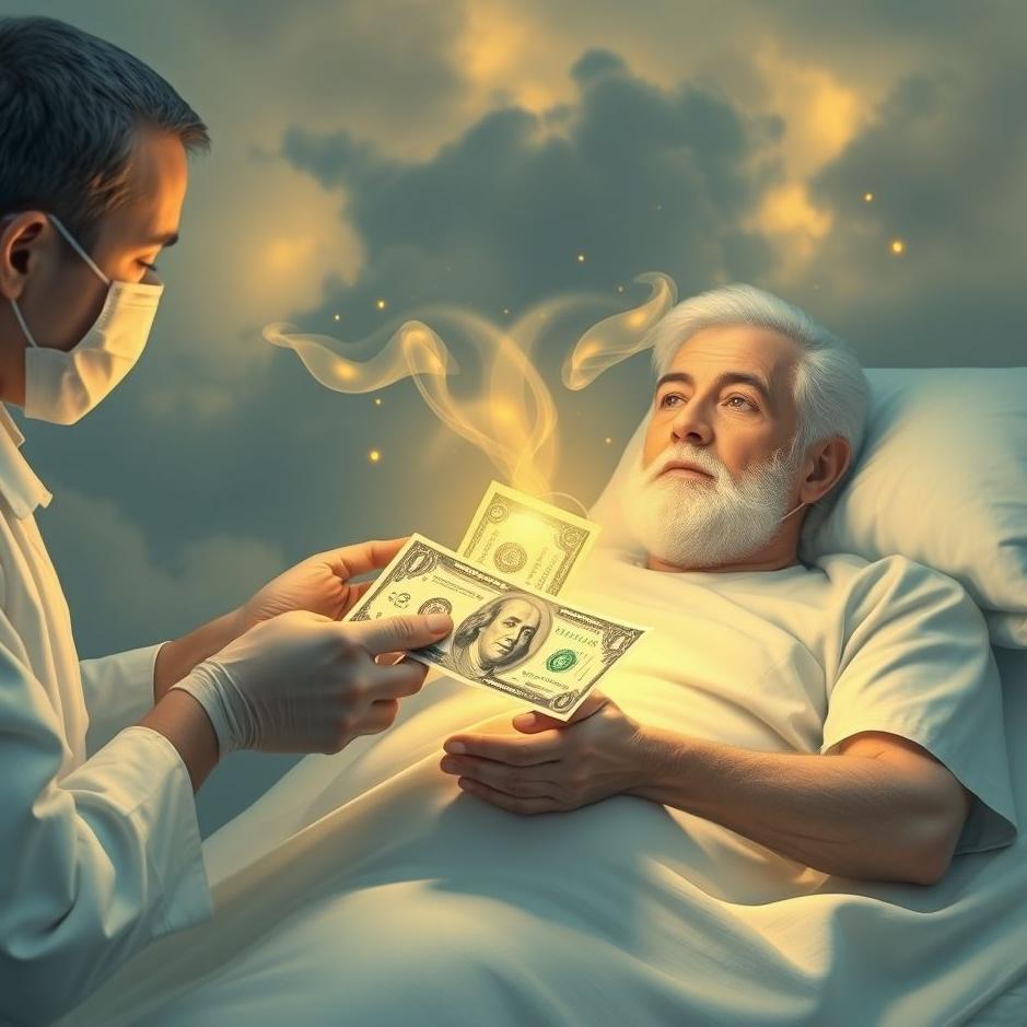 Dream : Getting money from a patient in a dream