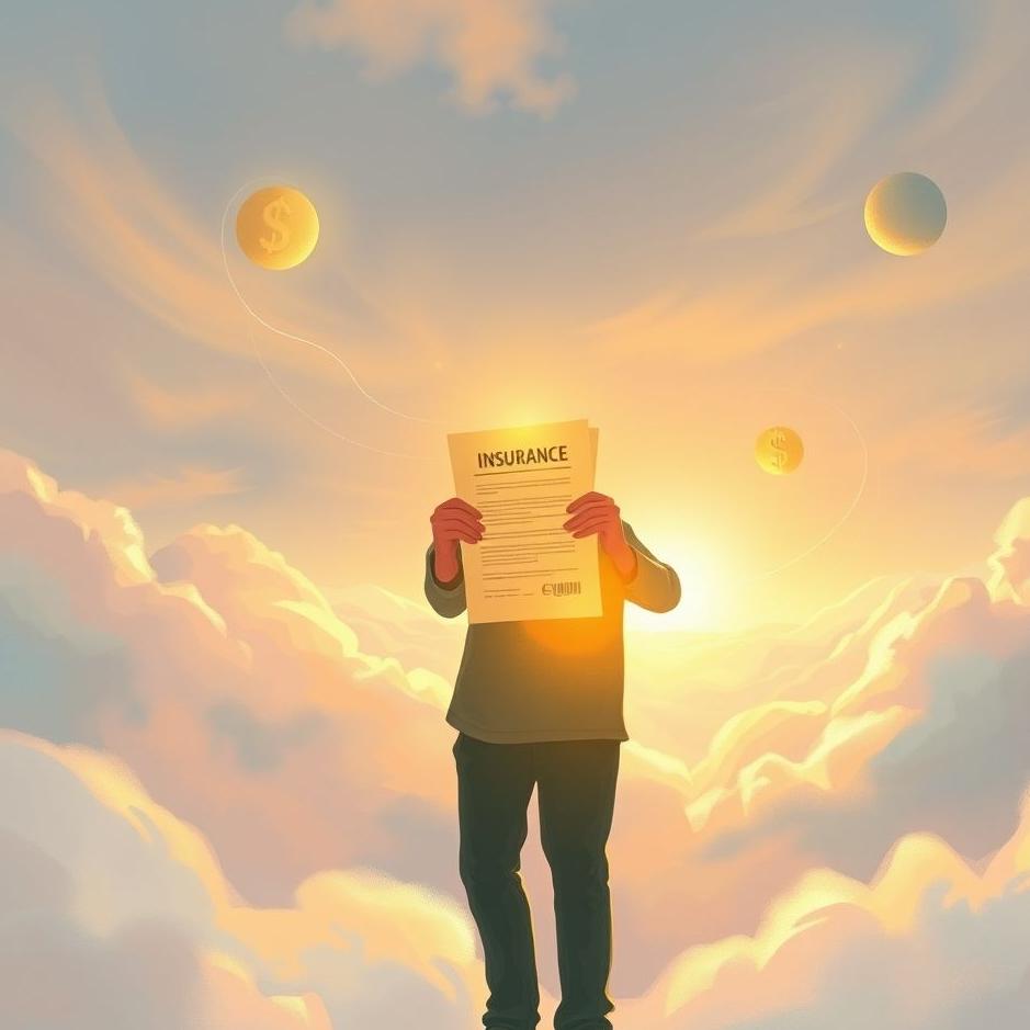 Dream : Getting money from insurance in a dream