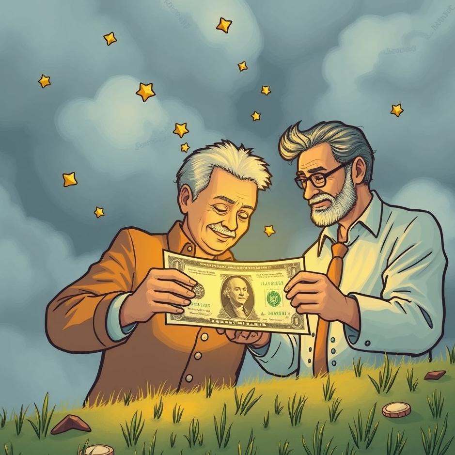 Dream : Getting money from your mentor in a dream