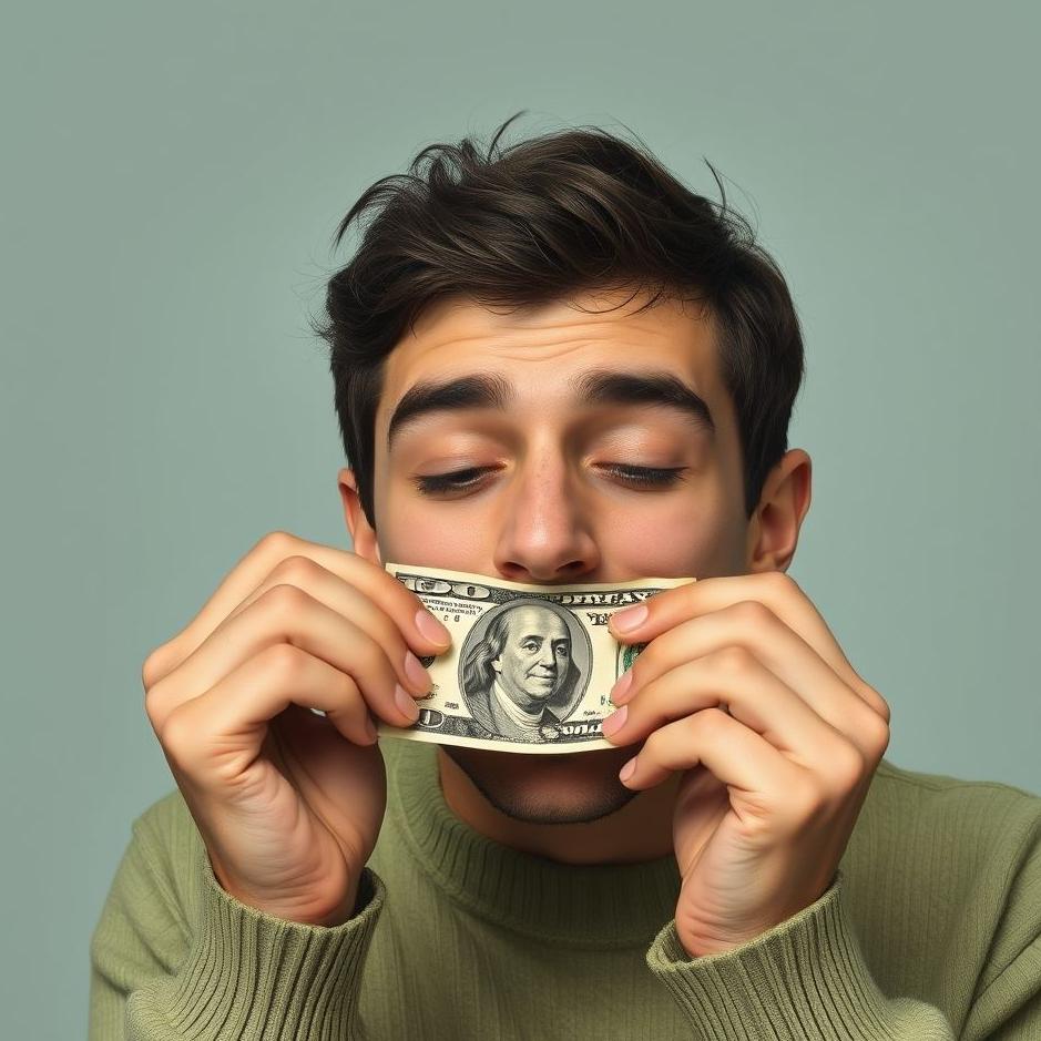 Dream : Getting money in the throat 