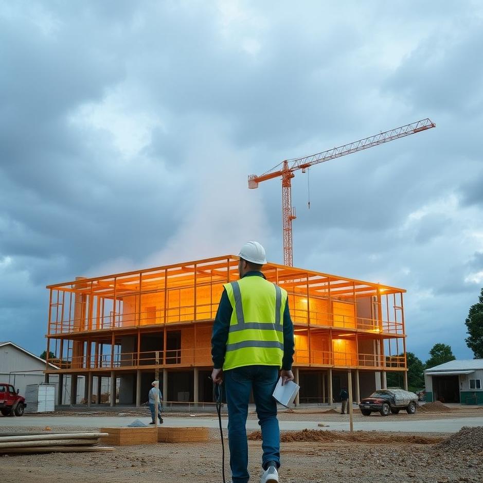 Dream : Getting off a construction site in a dream