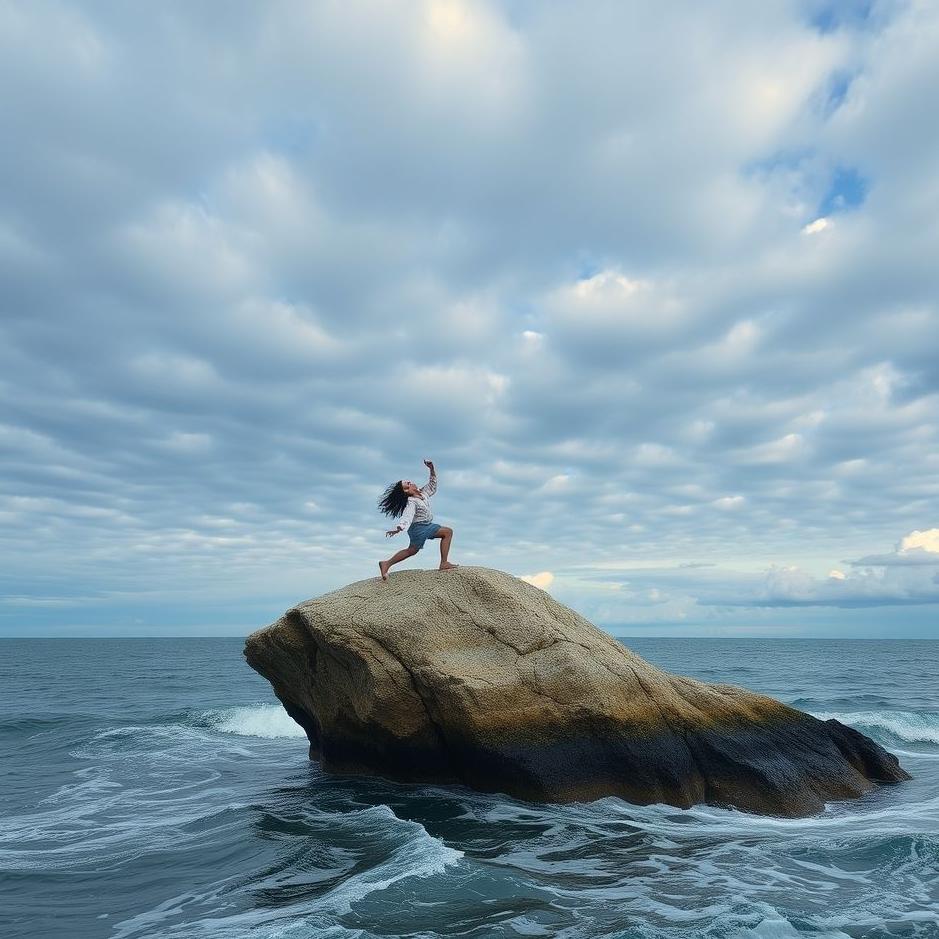 Dream : Getting off a rock in a dream