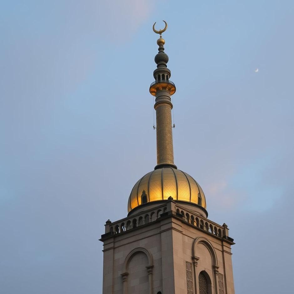 Dream : Getting off the minaret in a dream
