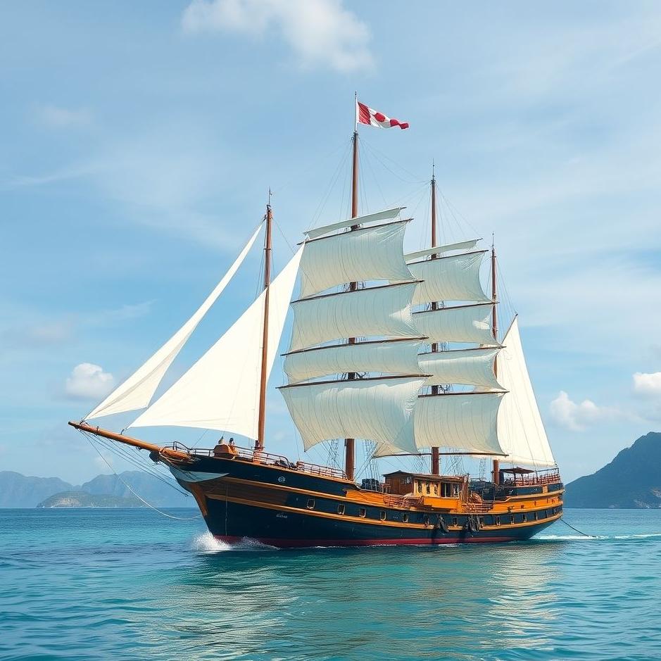 Dream : Getting on a beautiful ship in a dream