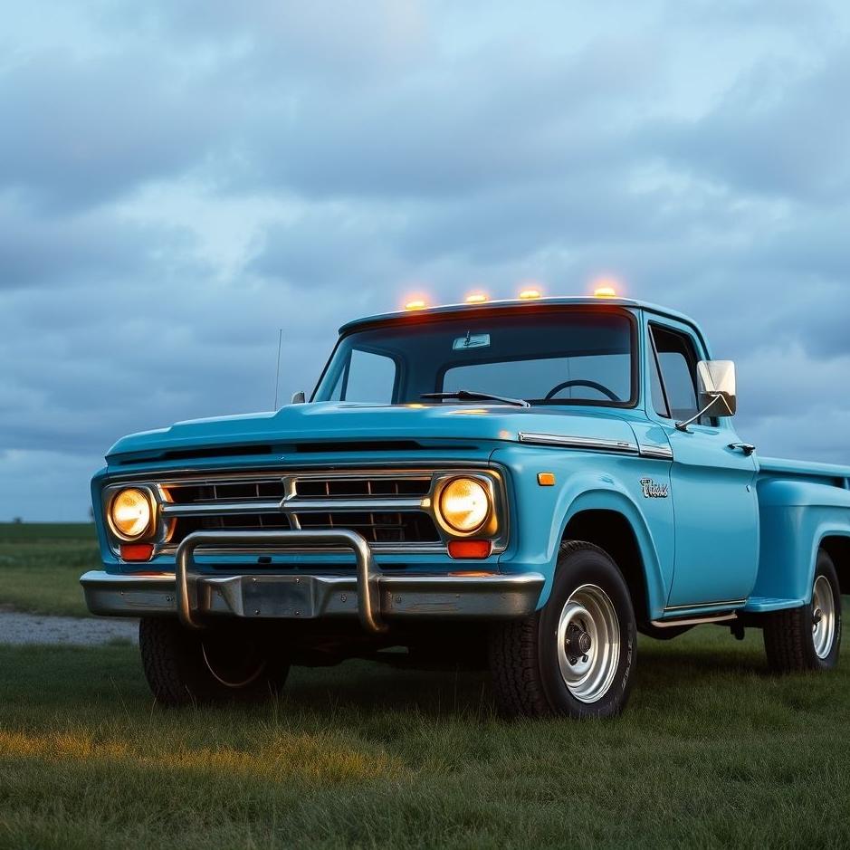 Dream : Getting on a blue truck in your dream