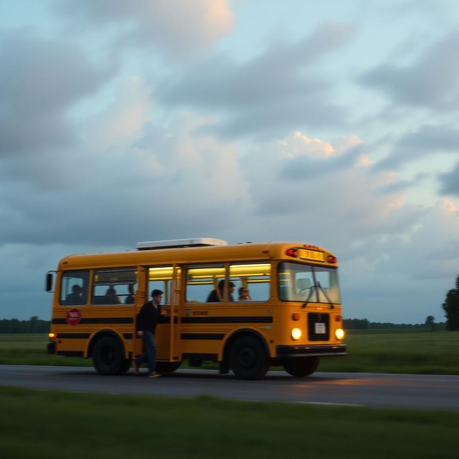 Dream : Getting on a bus and running away in a dream