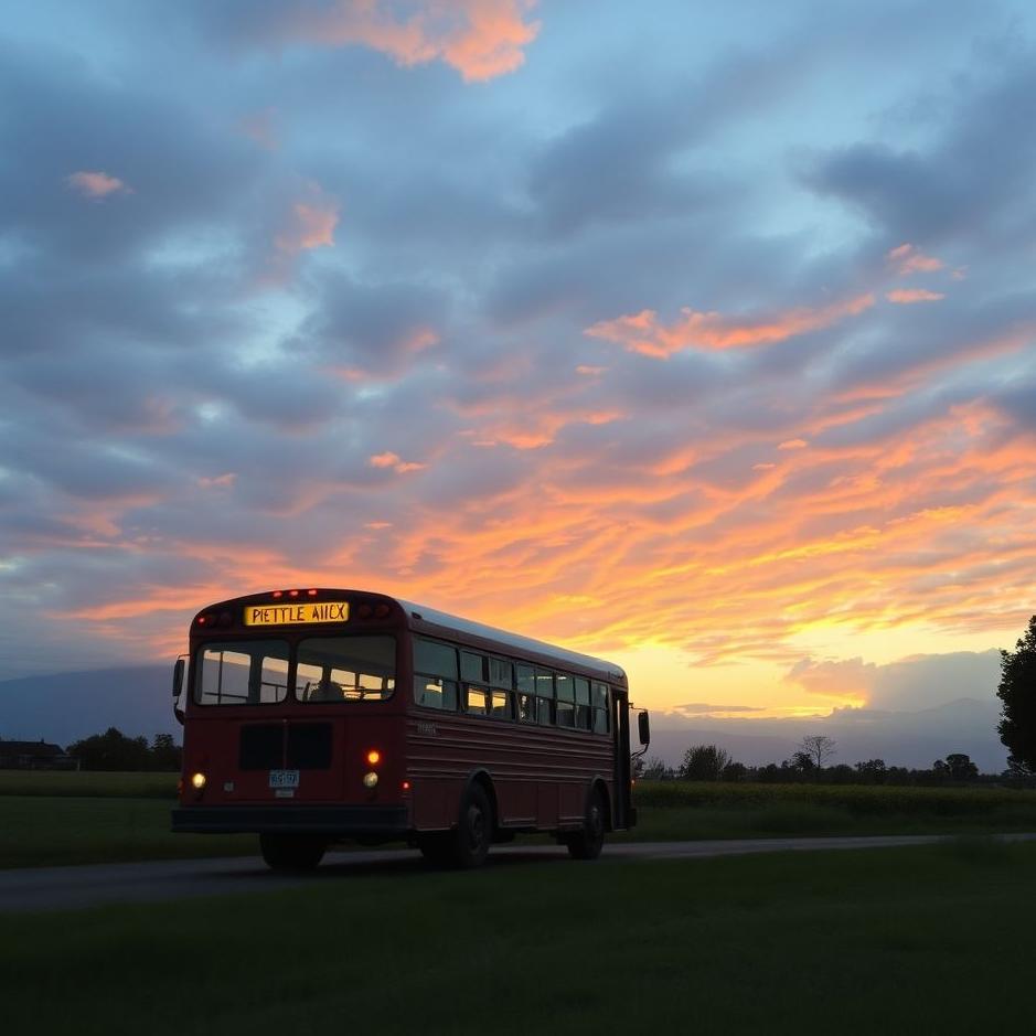 Dream : Getting on a bus and traveling in a dream