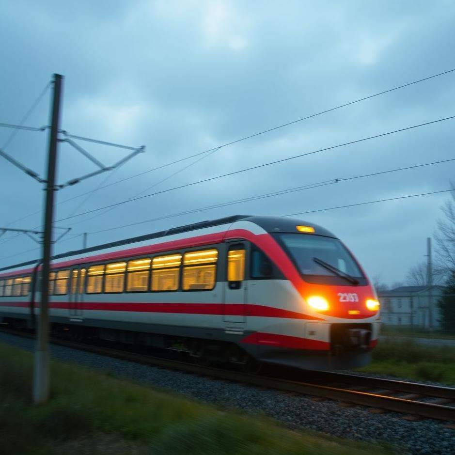 Dream : Getting on a fast train in a dream