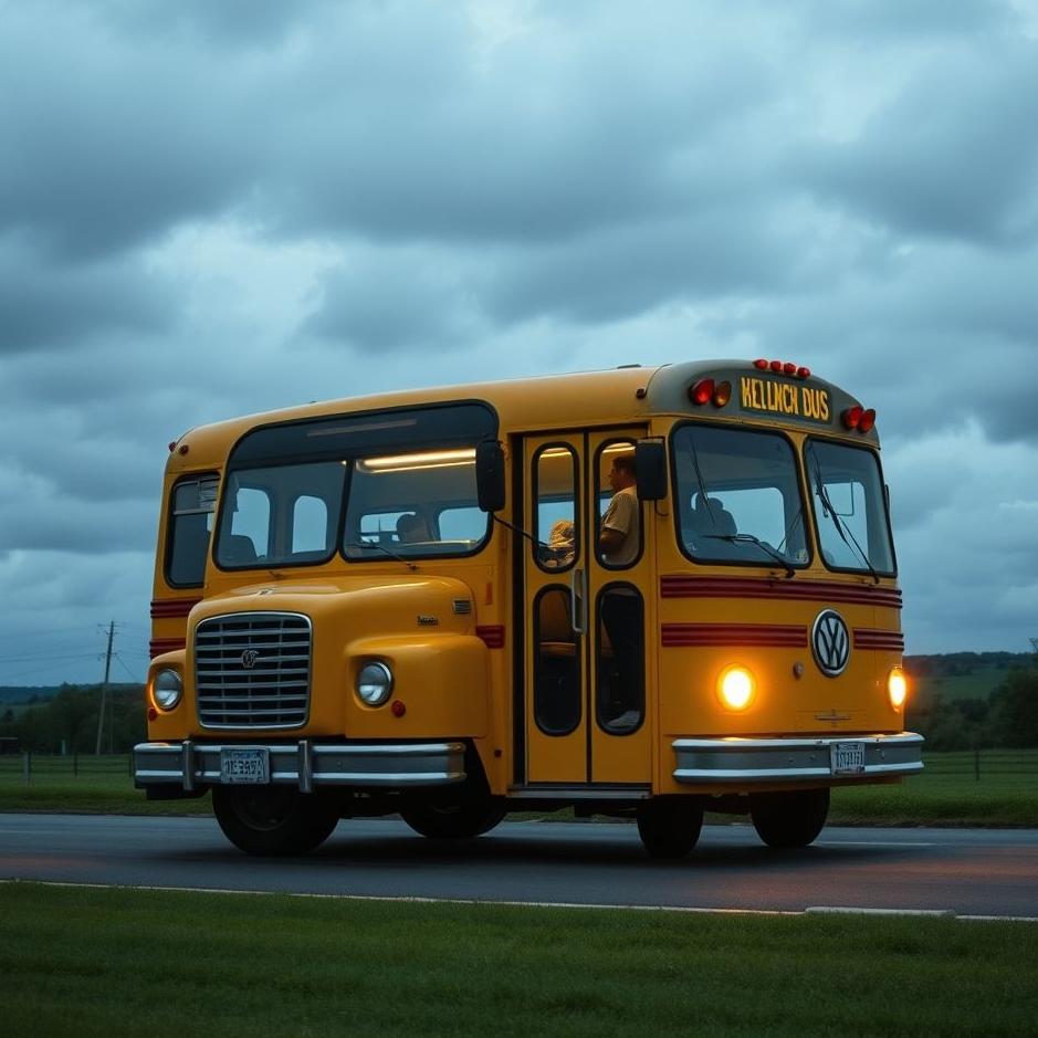 Dream : Getting on a minibus in a dream