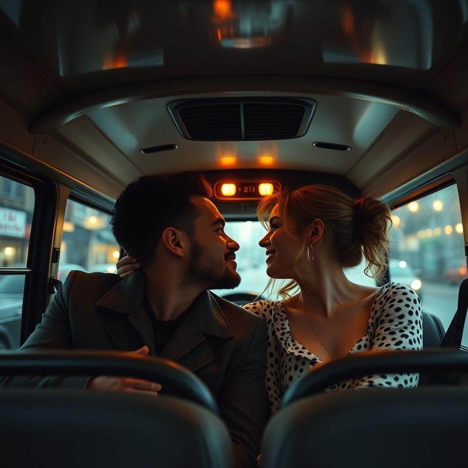 Dream : Getting on a minibus with your lover in your dream