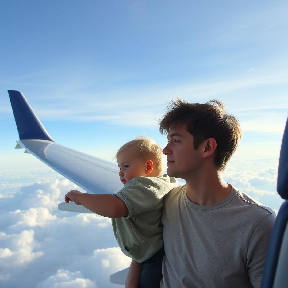 Dream : Getting on a plane with your son in your dream