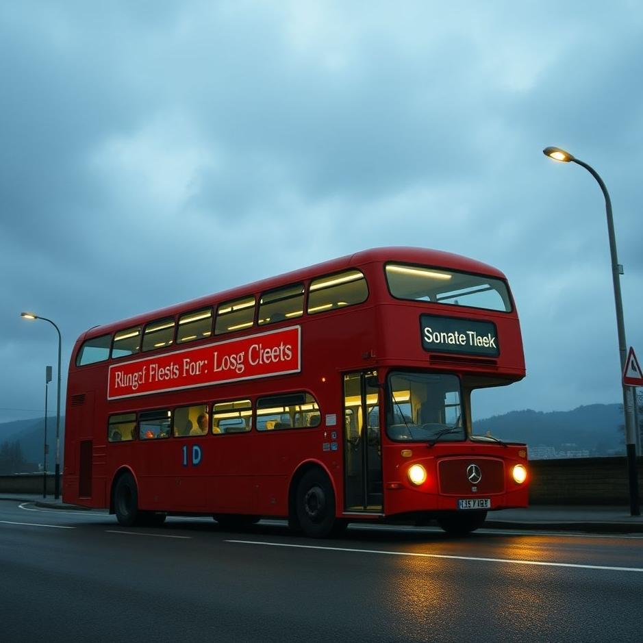 Dream : Getting on a red bus in a dream