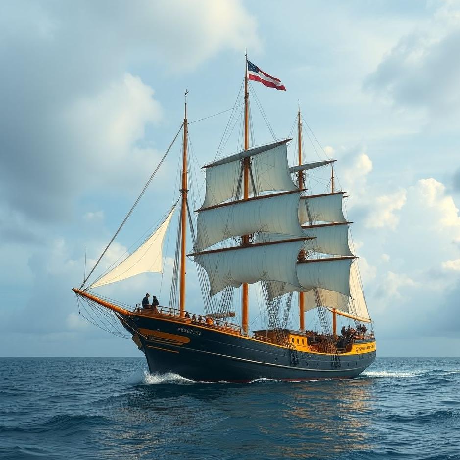 Dream : Getting on a ship and setting off to sea in a dream