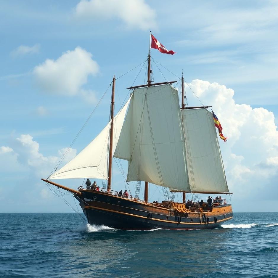 Dream : Getting on a ship and traveling on the sea in a dream