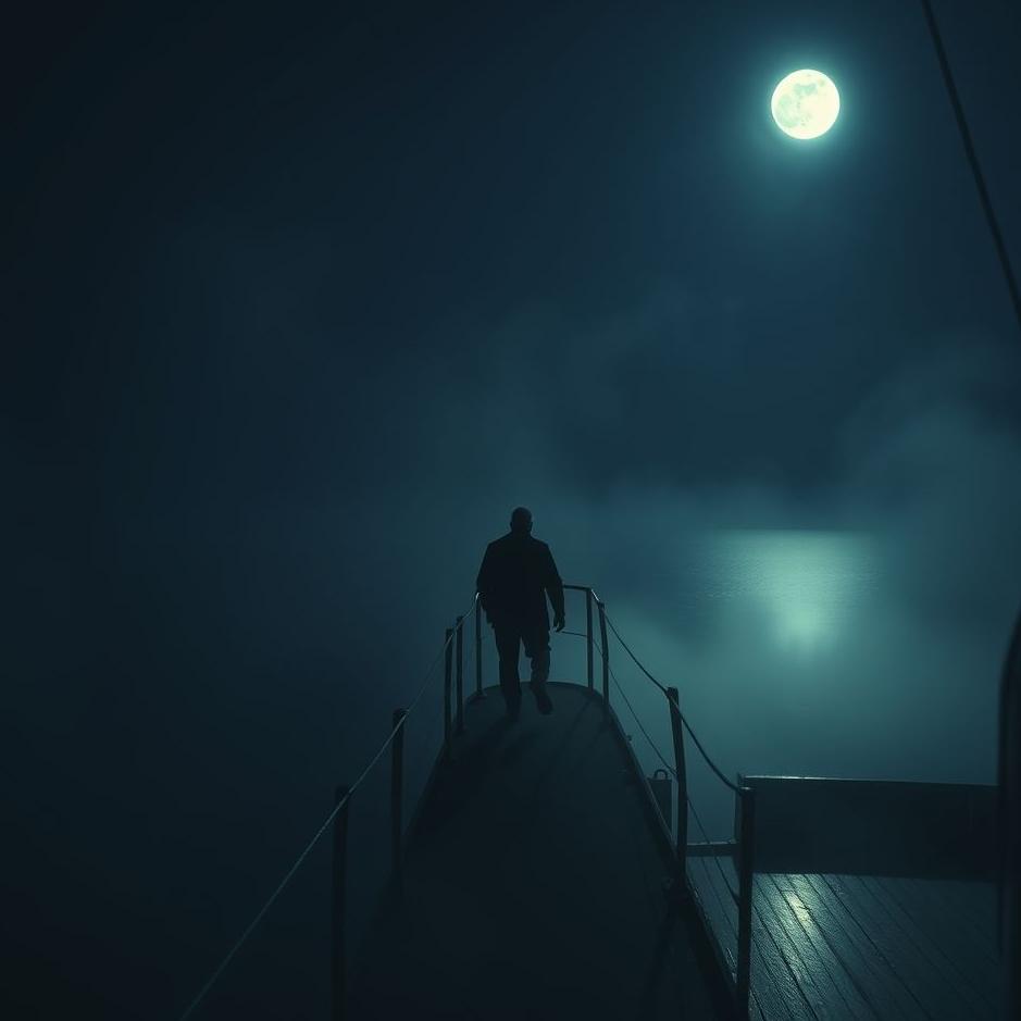 Dream : Getting on a ship in the dark in a dream