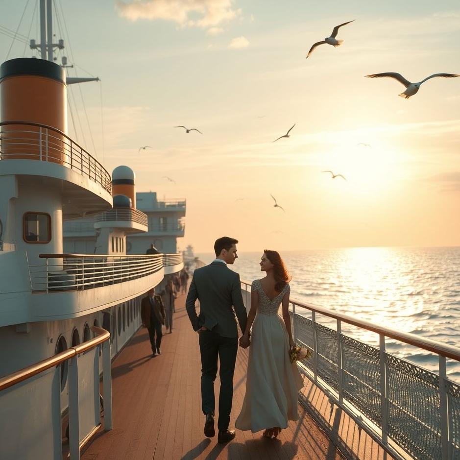 Dream : Getting on a ship with your lover in a dream