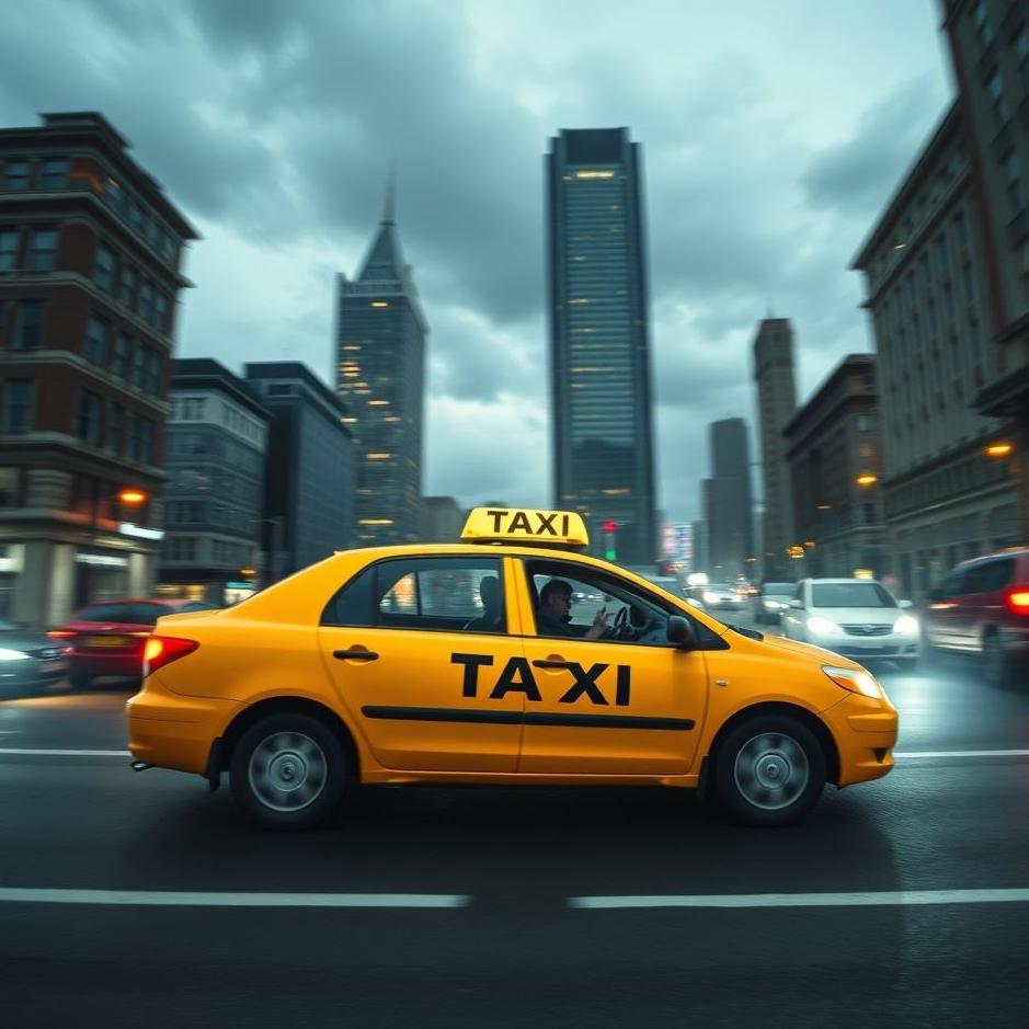 Dream : Getting on a taxi in a dream