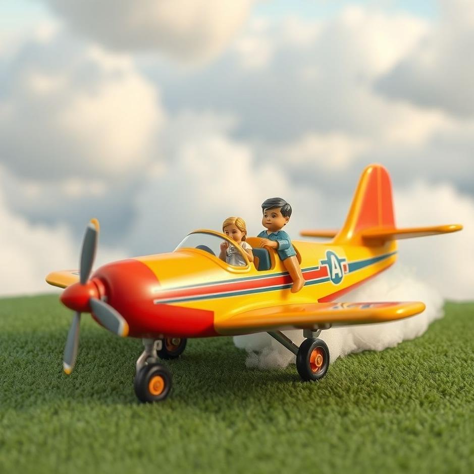 Dream : Getting on a toy plane in a dream