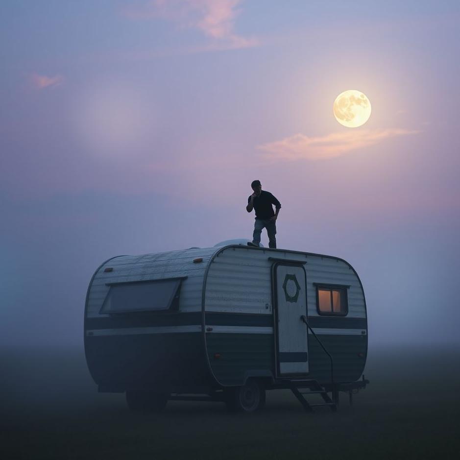 Dream : Getting on a trailer in a dream