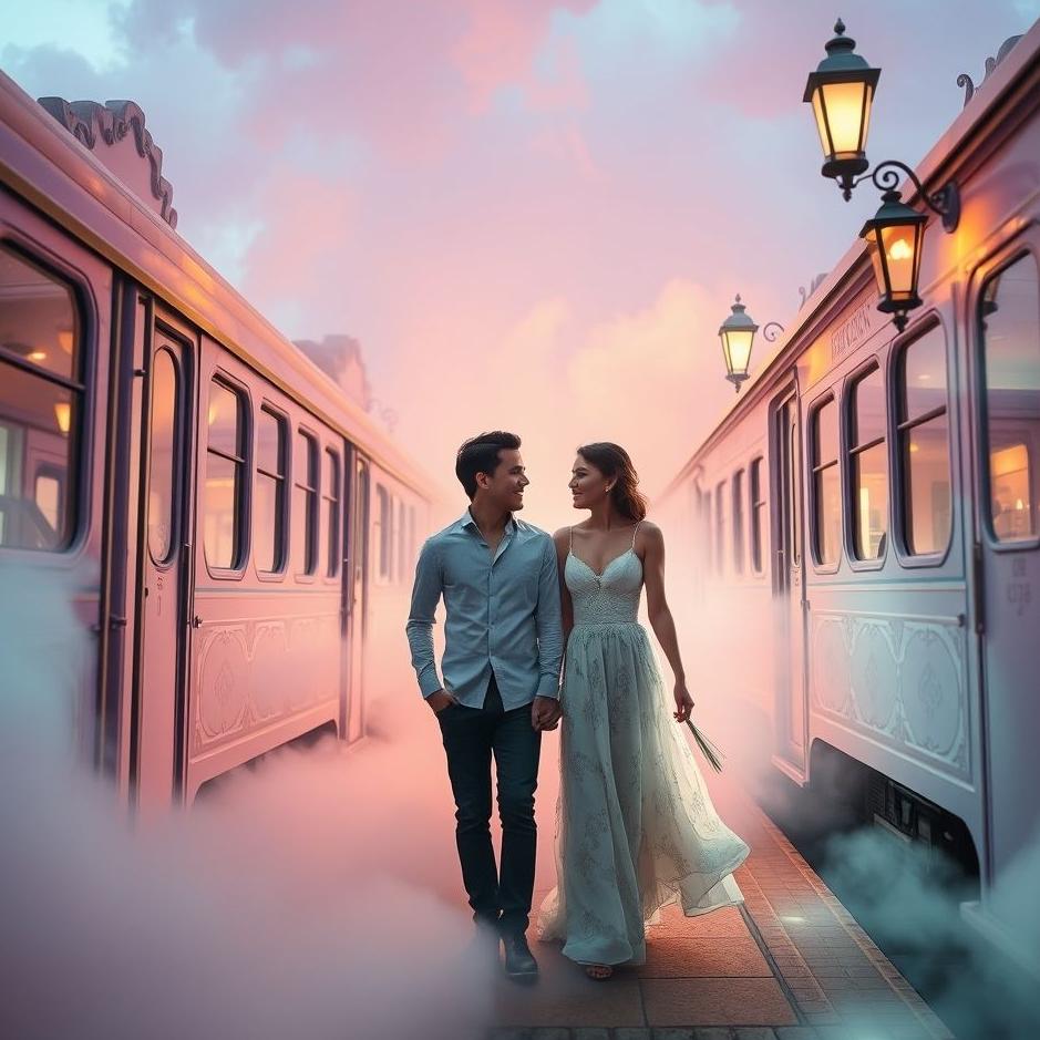 Dream : Getting on a train with your spouse in a dream