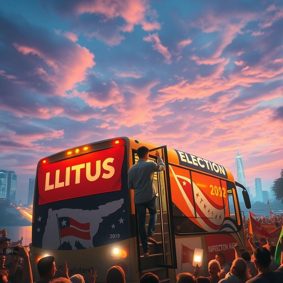 Dream : Getting on an election bus in a dream