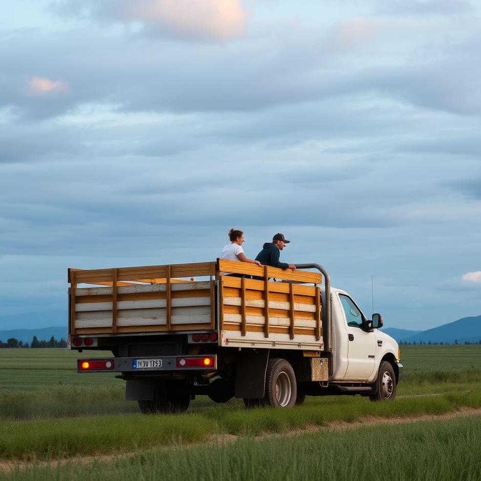 Dream : Getting on the back of a truck in a dream