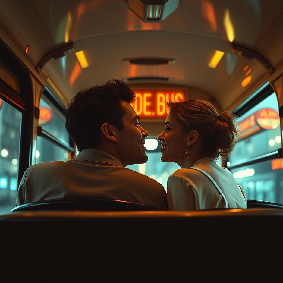 Dream : Getting on the bus with the girl you love in your dream