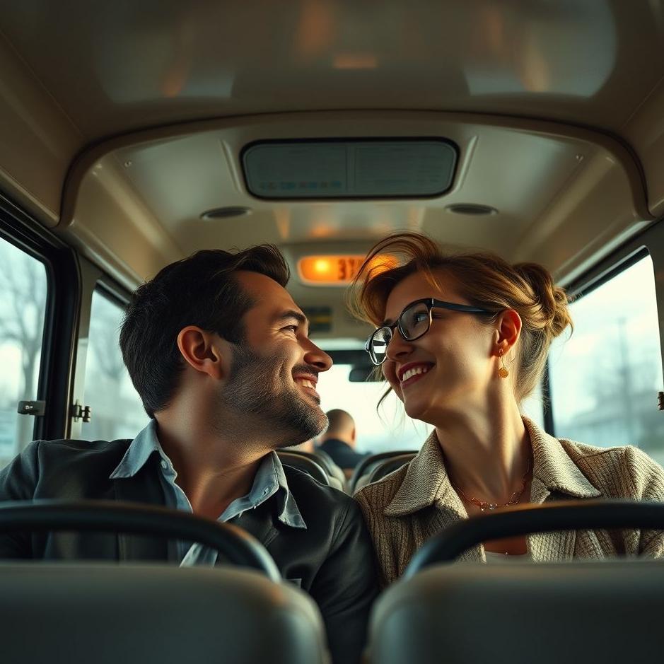 Dream : Getting on the bus with your husband in your dream