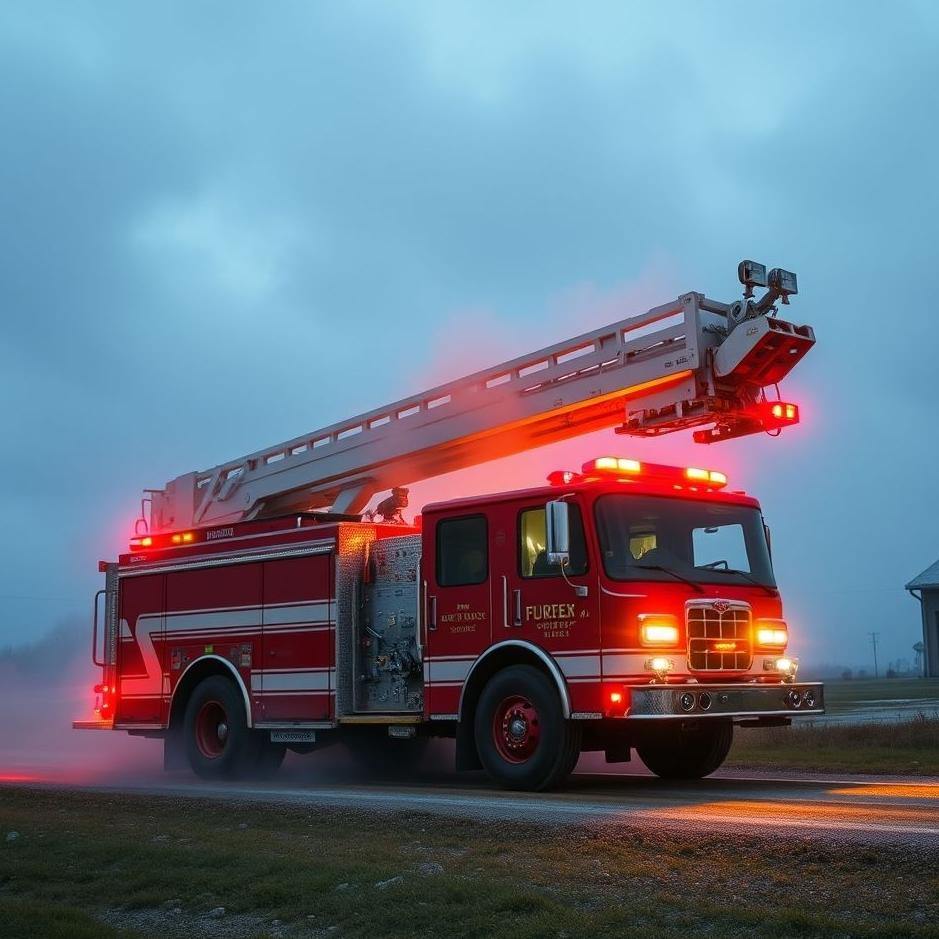 Dream : Getting on the fire truck in a dream