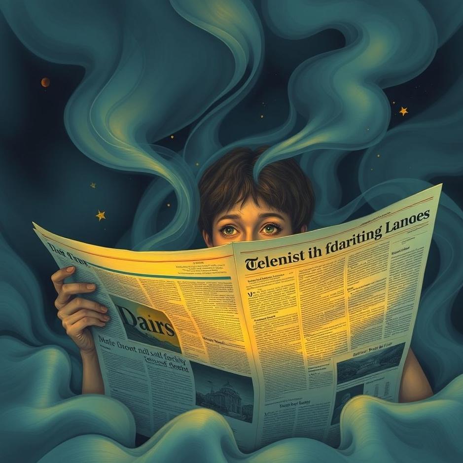 Dream : Getting on the newspaper in a dream