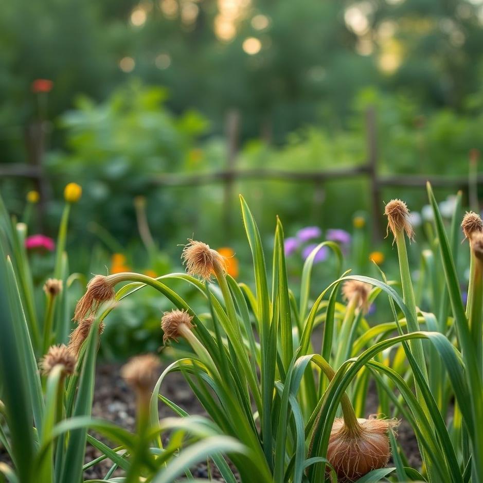 Dream : Getting onions from the garden in the dream