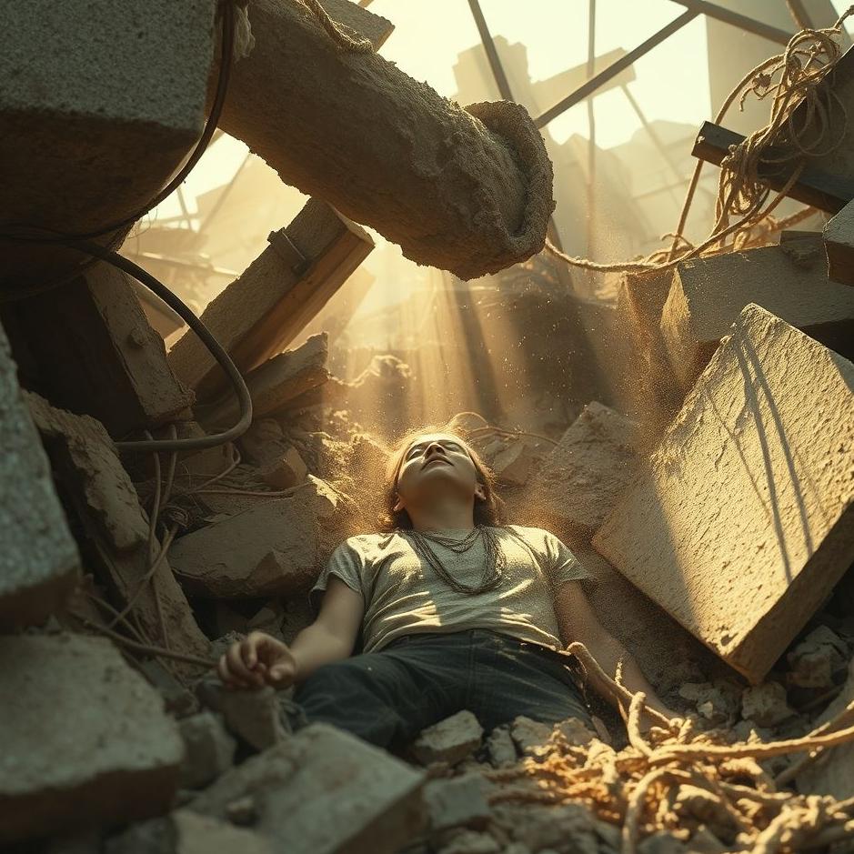 Dream : Getting out from under a rubble in a dream