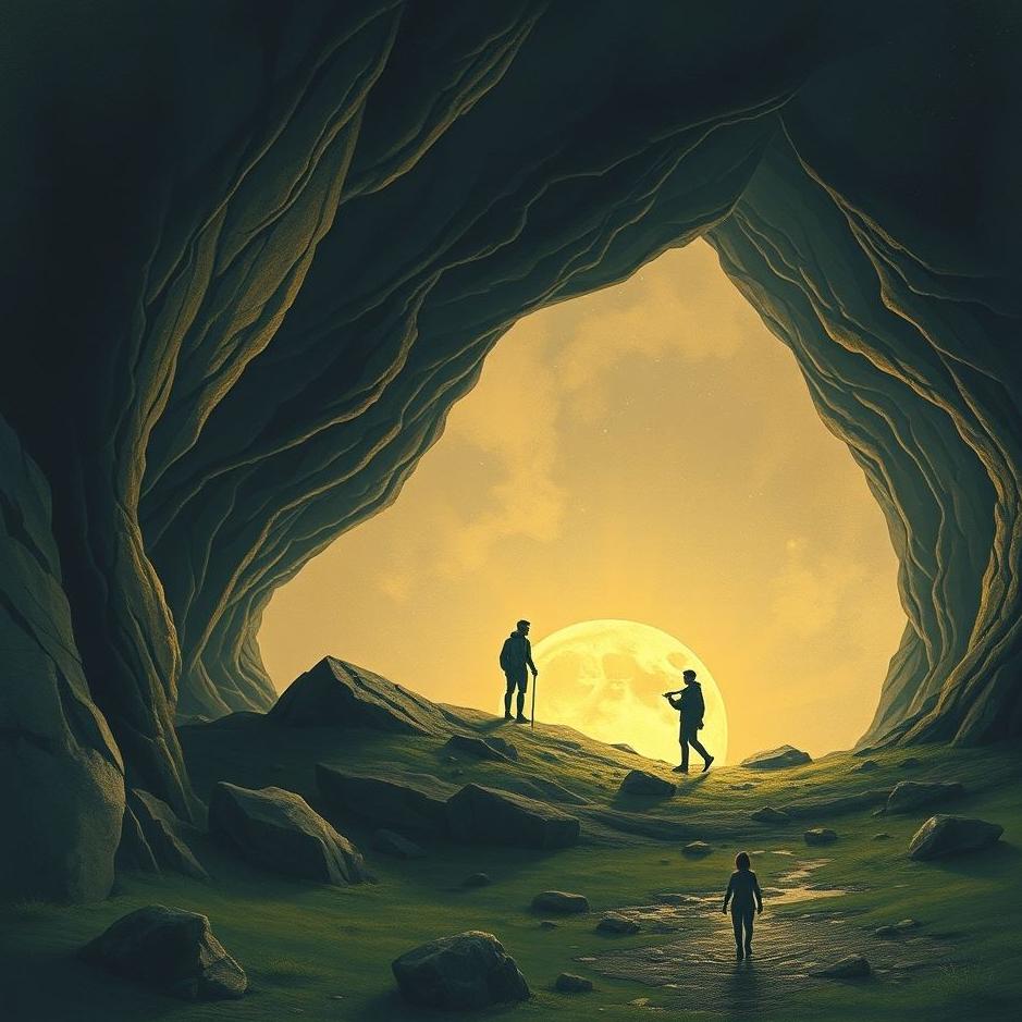 Dream : Getting out of a cave-in in a dream